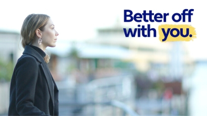 Better Off With You Campaign - Woman by the docks