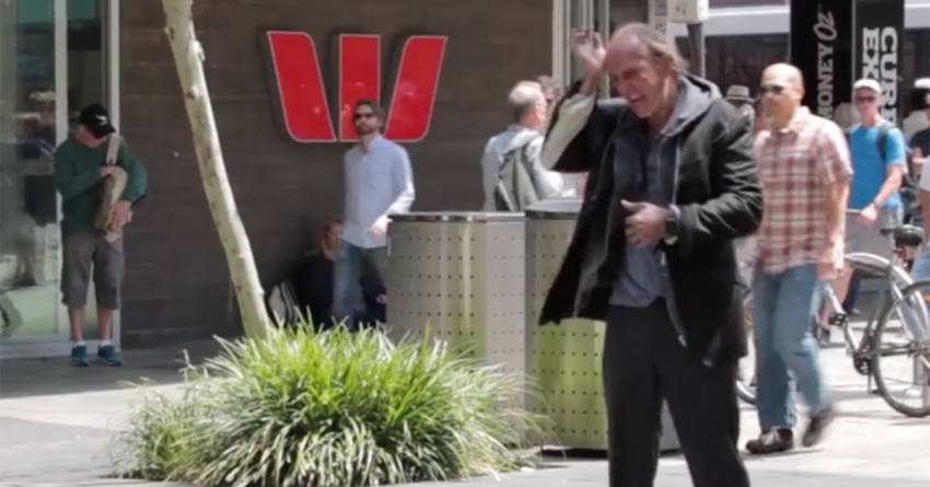 ‘Crazy homeless man’ video removed